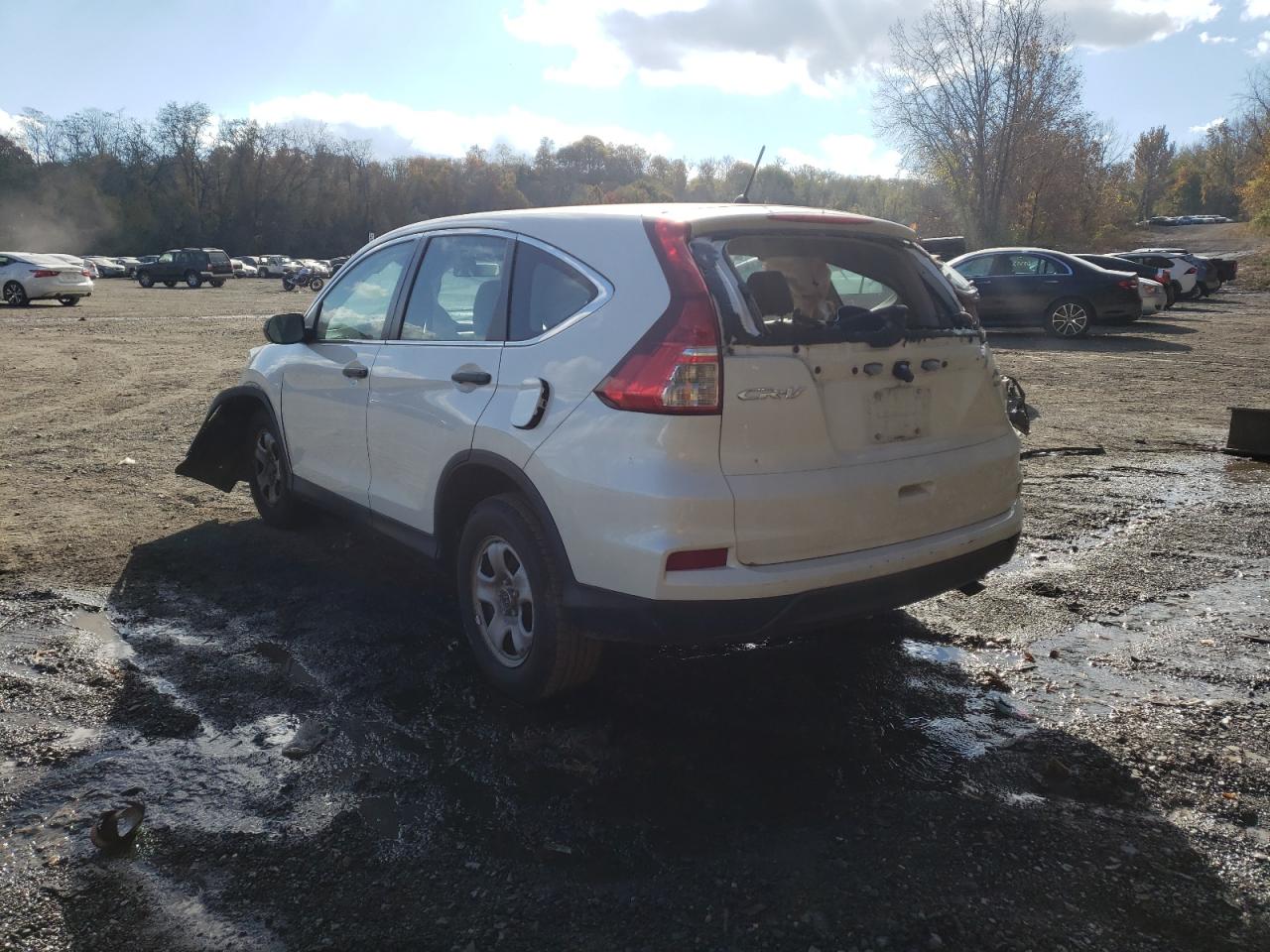 Photo 3 from auction – 2016 HONDA CR-V LX with VIN 5J6RM4H32GL099327