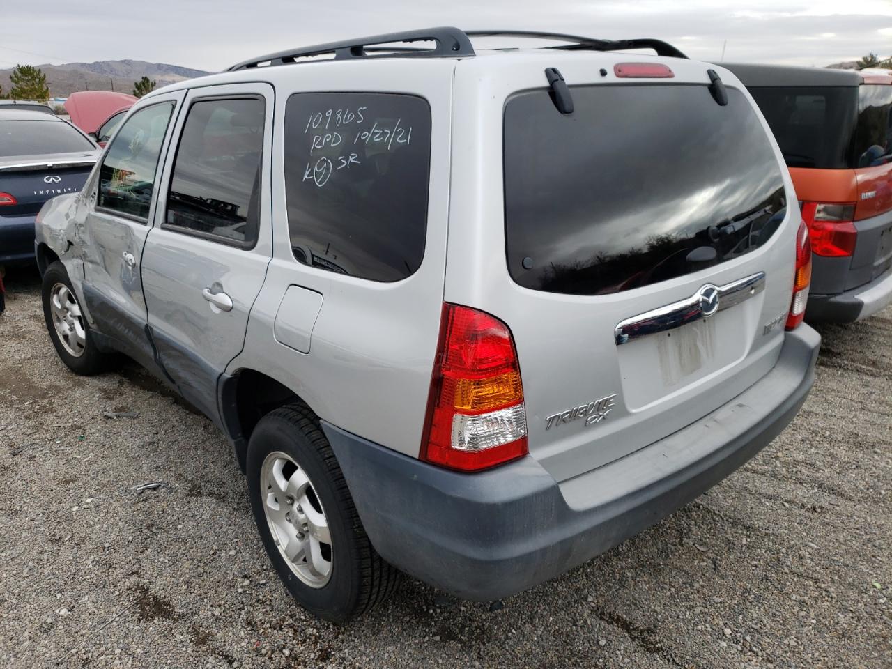 Photo 3 from auction – 2001 MAZDA TRIBUTE DX with VIN 4F2YU06B91KM67326