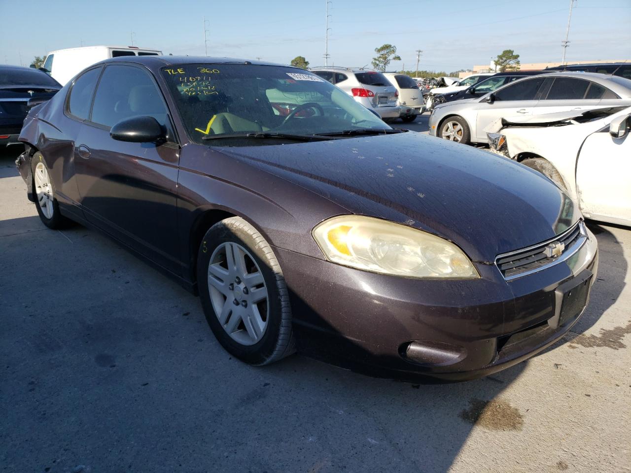 CHEVROLET MONTE CARL 2007 with VIN 2G1WK15K079159050 - Photo from auction