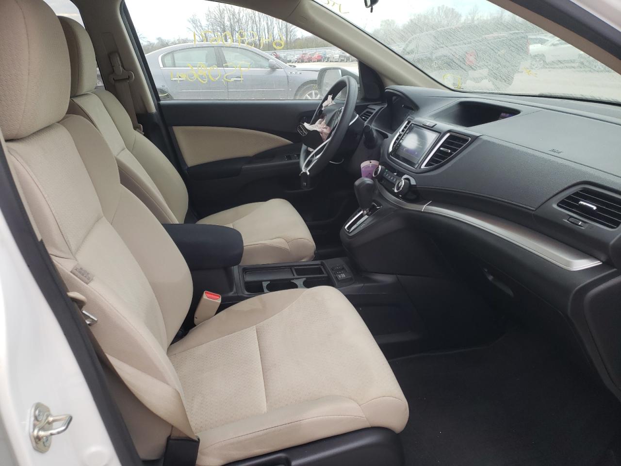 Photo 5 from auction – 2016 HONDA CR-V EX with VIN 5J6RM4H54GL012982