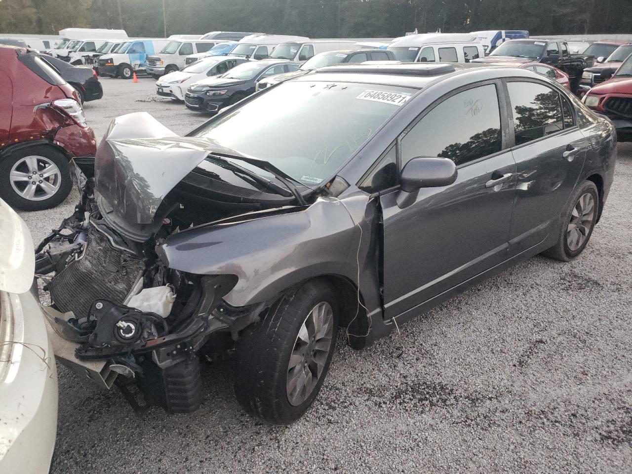 Photo 2 from auction – 2010 HONDA CIVIC EX with VIN 19XFA1F80AE039142