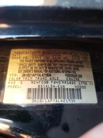 Photo 10 from auction – 2010 NISSAN VERSA S with VIN 3N1BC1AP7AL421934