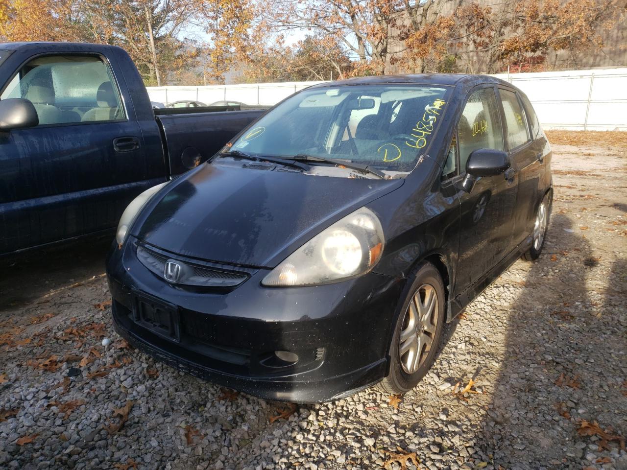 Photo 2 from auction – 2007 HONDA FIT S with VIN JHMGD38697S011296