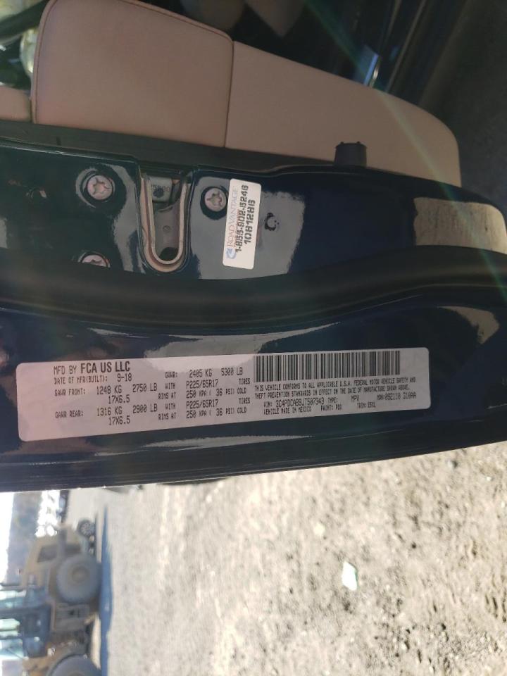 Photo 10 from auction – 2018 DODGE JOURNEY SE with VIN 3C4PDCAB9JT507343