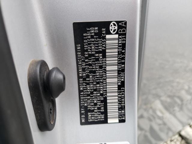 Photo 10 from auction – 2017 TOYOTA COROLLA L with VIN 5YFBURHE0HP720806