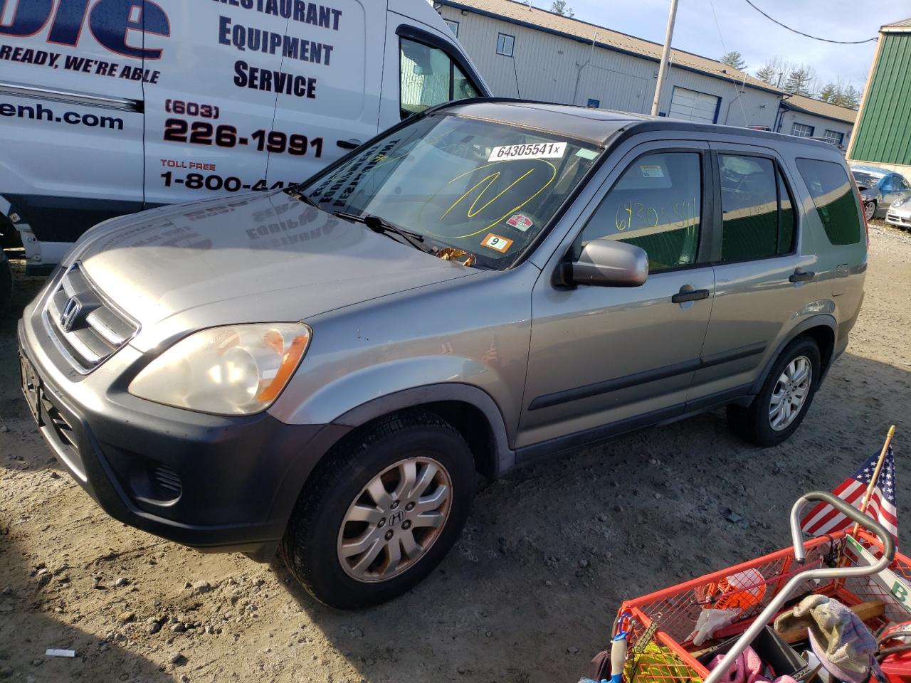Photo 2 from auction – 2006 HONDA CR-V EX with VIN JHLRD78876C030217