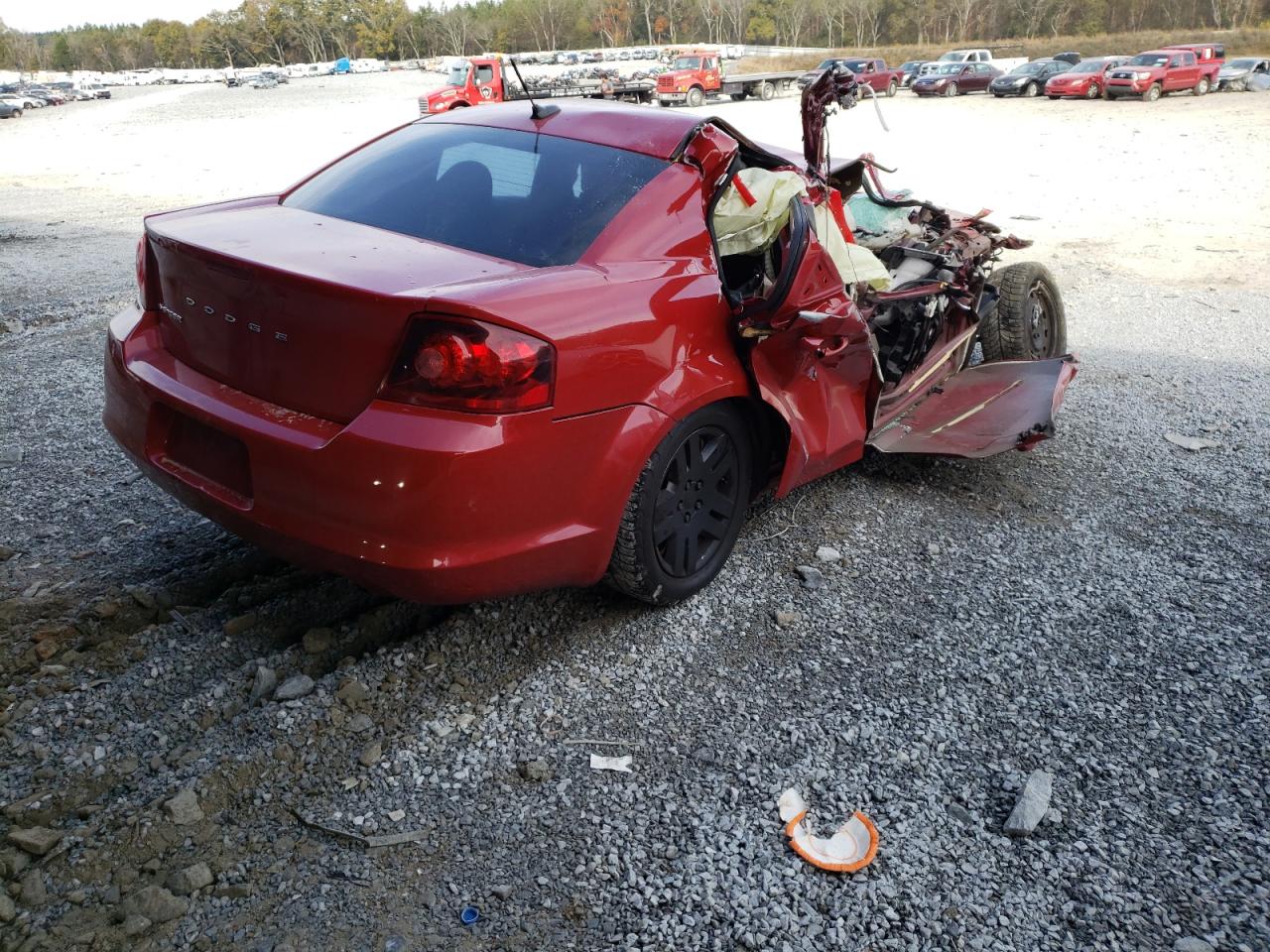 Photo 4 from auction – 2014 DODGE AVENGER SE with VIN 1C3CDZAB4EN181141