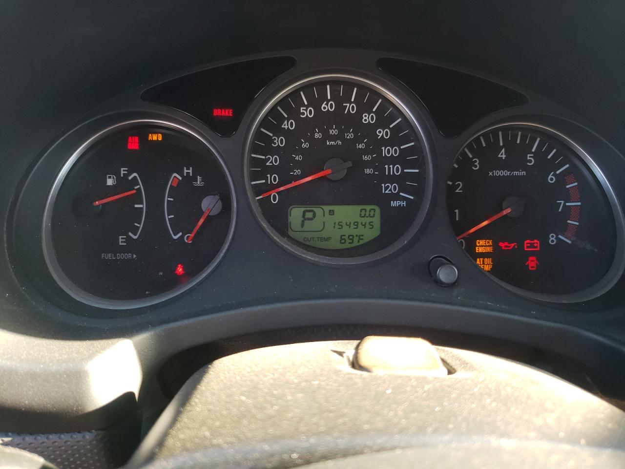 Photo 8 from auction – 2005 SUBARU FORESTER 2 with VIN JF1SG65645H729198