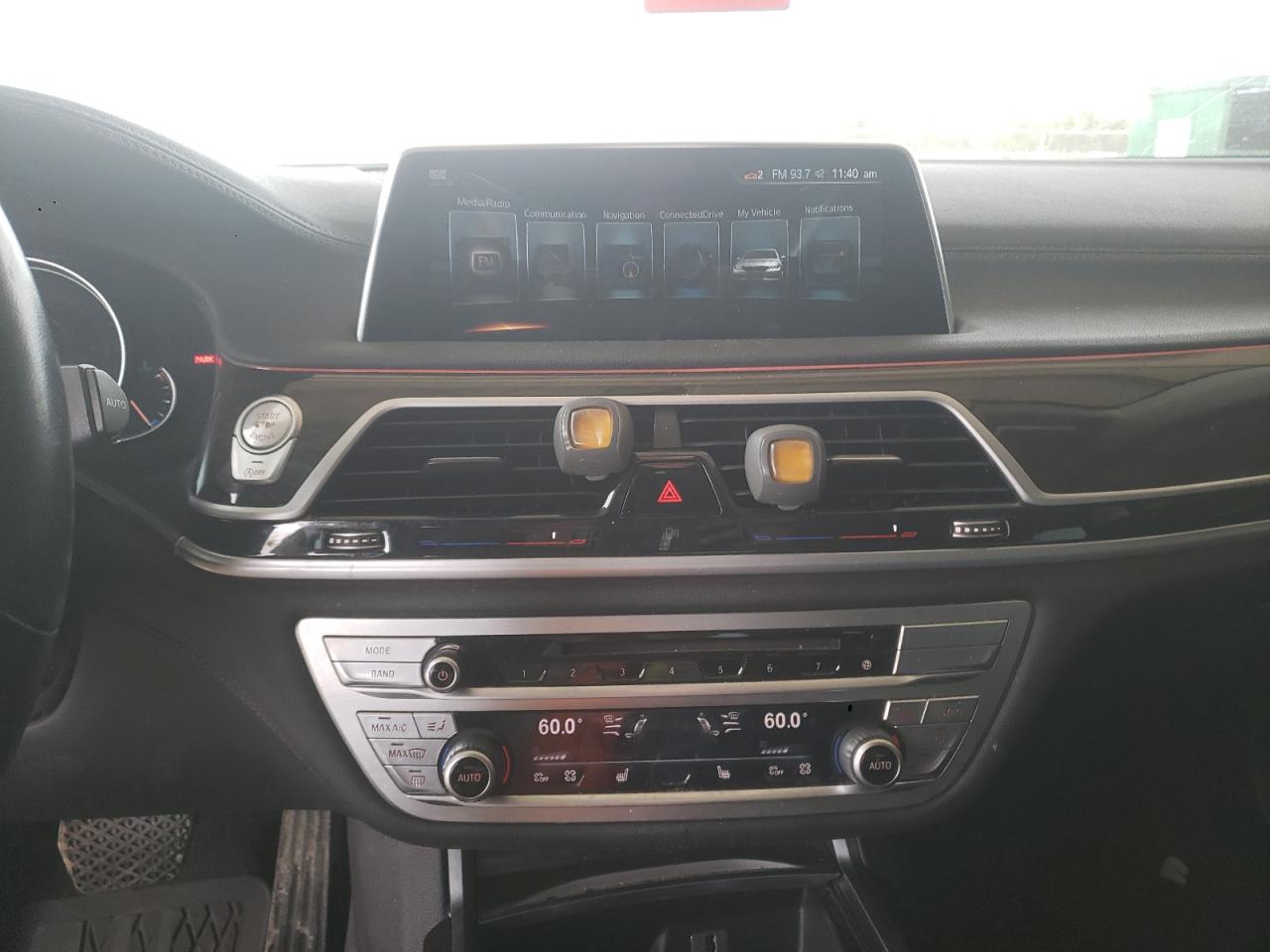 Photo 9 from auction – 2017 BMW 740 I with VIN WBA7E2C50HG739856