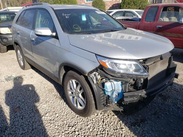 KIA SORENTO LX 2014 with VIN 5XYKT3A66EG527062 - Photo from auction
