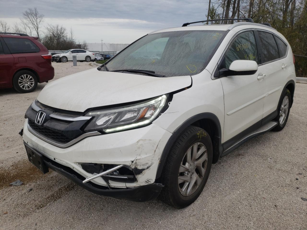 Photo 2 from auction – 2016 HONDA CR-V EX with VIN 5J6RM4H54GL012982