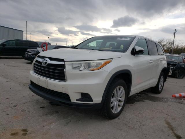 Photo 2 from auction – 2014 TOYOTA HIGHLANDER with VIN 5TDZKRFH5ES015553