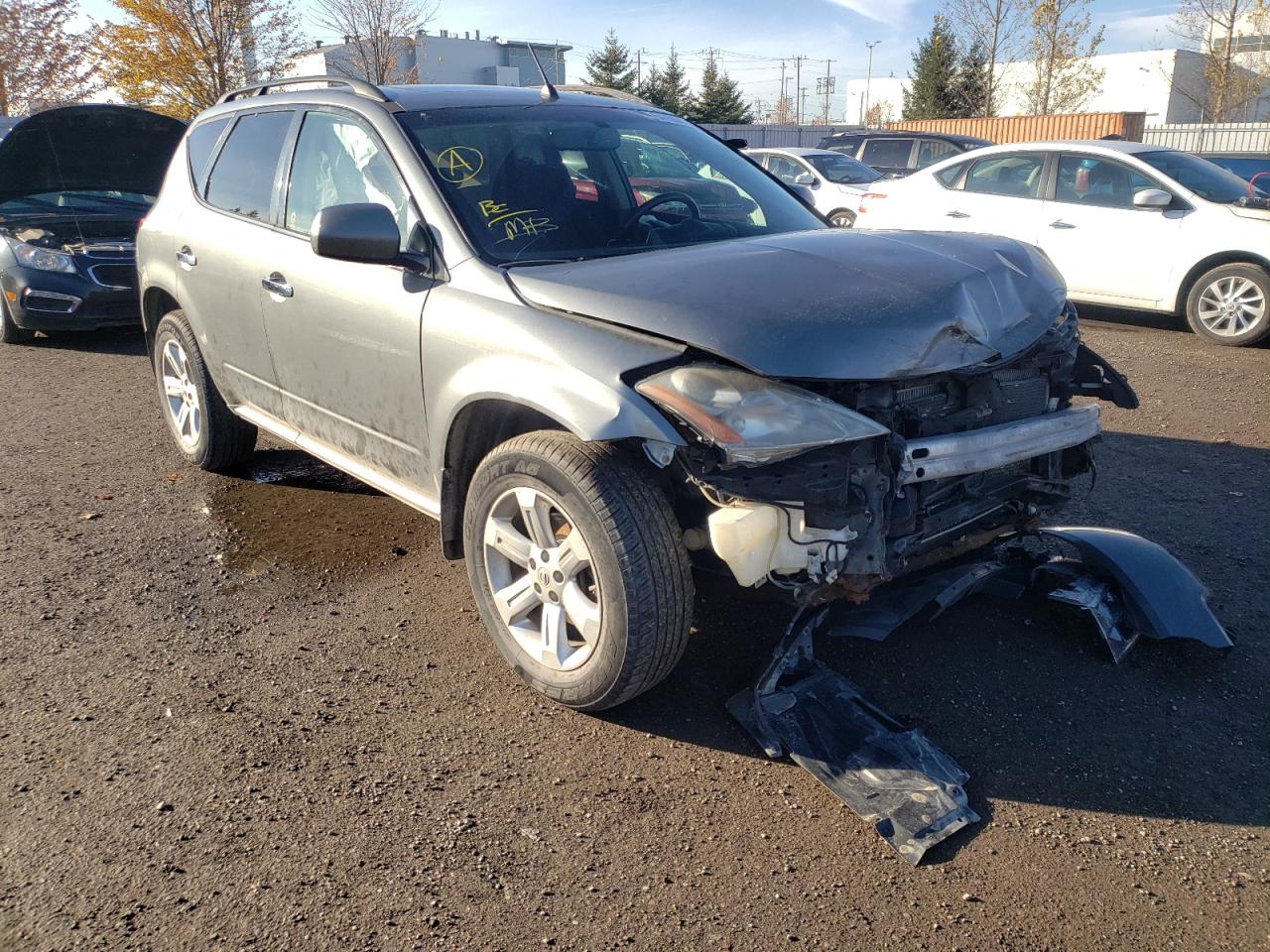 NISSAN MURANO SL 2007 with VIN JN8AZ08W57W615478 - Photo from auction