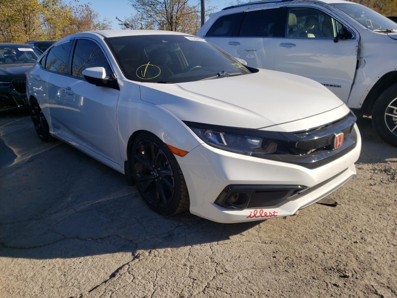 HONDA CIVIC SPOR 2019 with VIN 2HGFC2E80KH511154 - Photo from auction