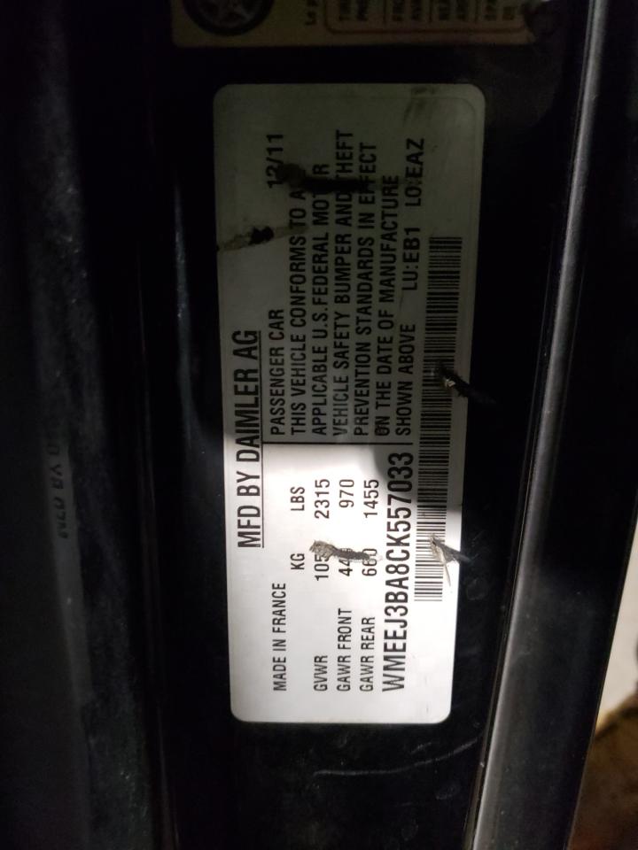 Photo 10 from auction – 2012 SMART FORTWO PUR with VIN WMEEJ3BA8CK557033