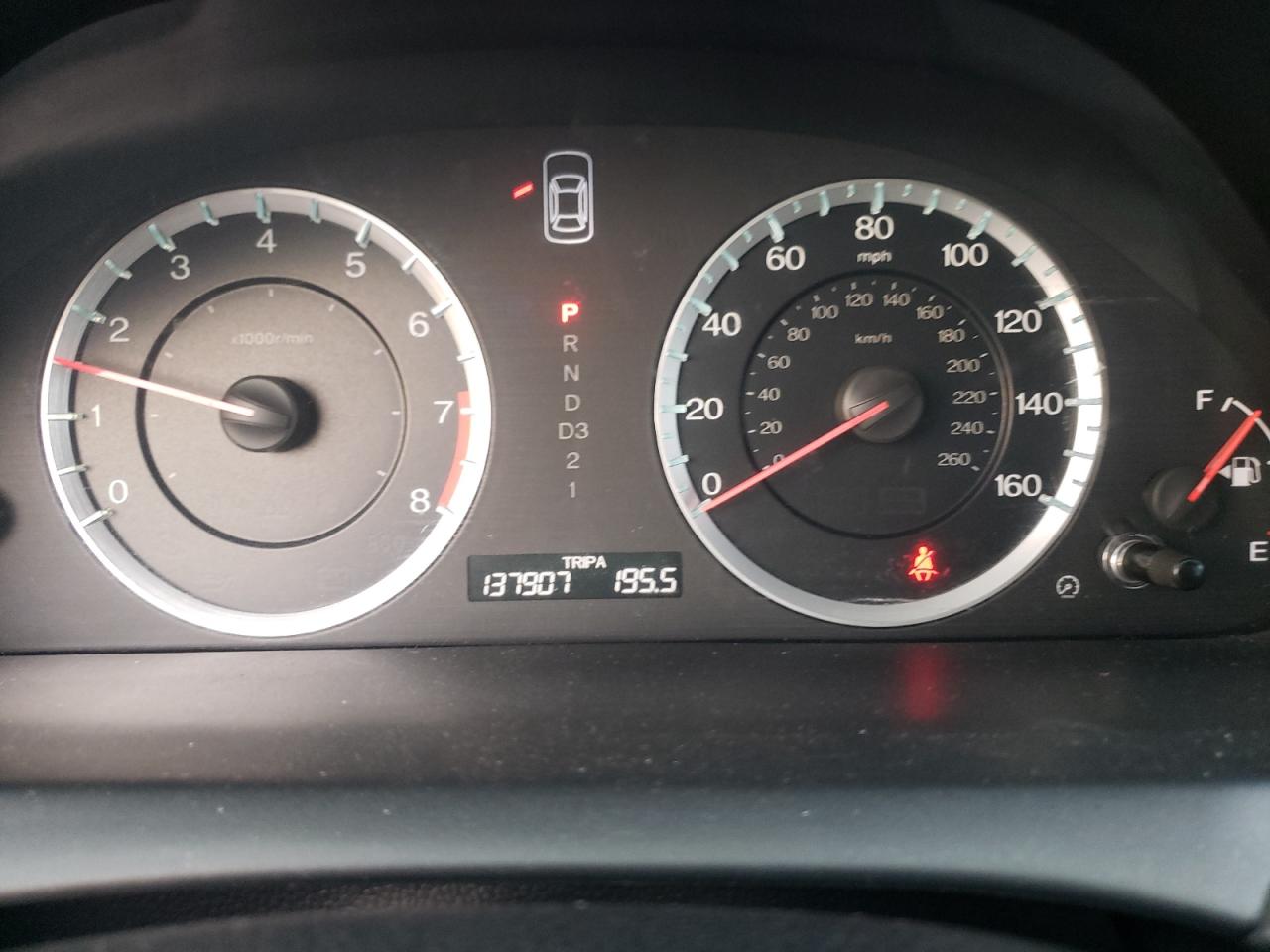 Photo 8 from auction – 2010 HONDA ACCORD LX with VIN 1HGCP2F32AA130882