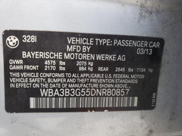 Photo 10 from auction – 2013 BMW 328 XI with VIN WBA3B3G55DNR80857
