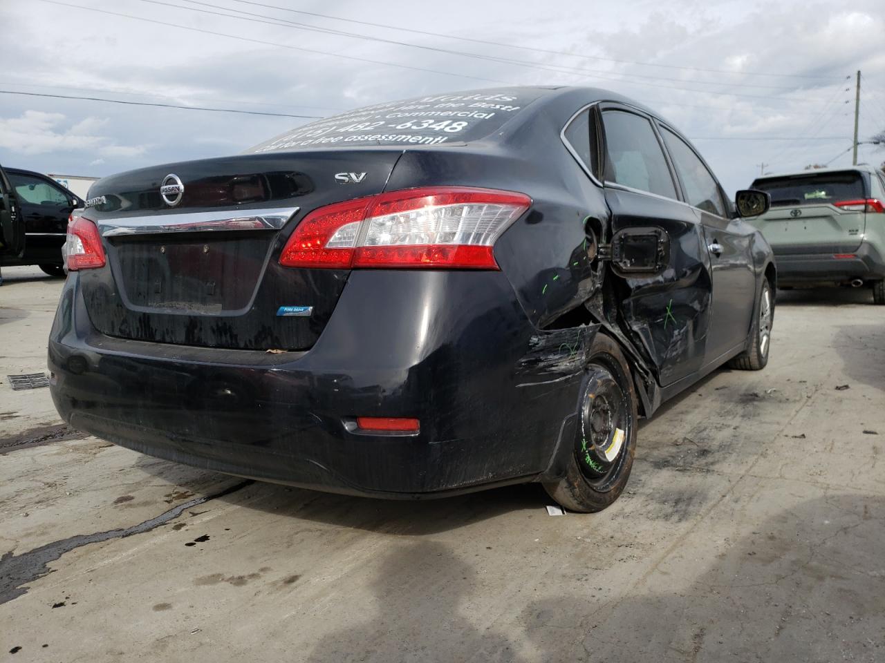 Photo 4 from auction – 2013 NISSAN SENTRA S with VIN 1N4AB7APXDN901751