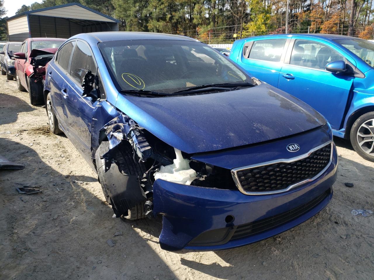KIA FORTE LX 2018 with VIN 3KPFK4A7XJE254976 - Photo from auction