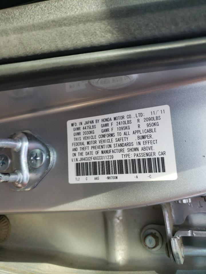 Photo 10 from auction – 2012 ACURA TSX with VIN JH4CU2F4XCC011239