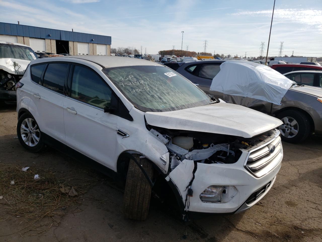 Photo 1 from auction – 2017 FORD ESCAPE SE with VIN 1FMCU0GD5HUE70020