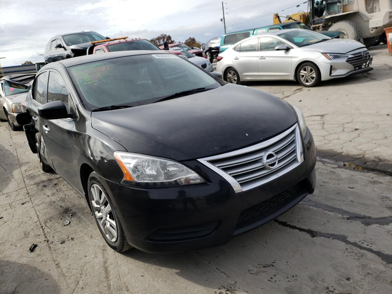 NISSAN SENTRA S 2013 with VIN 1N4AB7APXDN901751 - Photo from auction