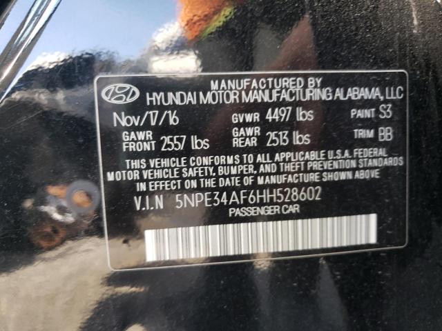Photo 10 from auction – 2017 HYUNDAI SONATA SPO with VIN 5NPE34AF6HH528602