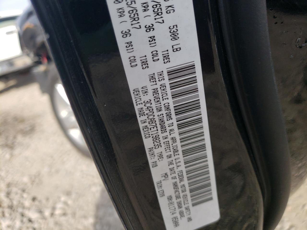 Photo 10 from auction – 2014 DODGE JOURNEY SE with VIN 3C4PDCAB7ET198235