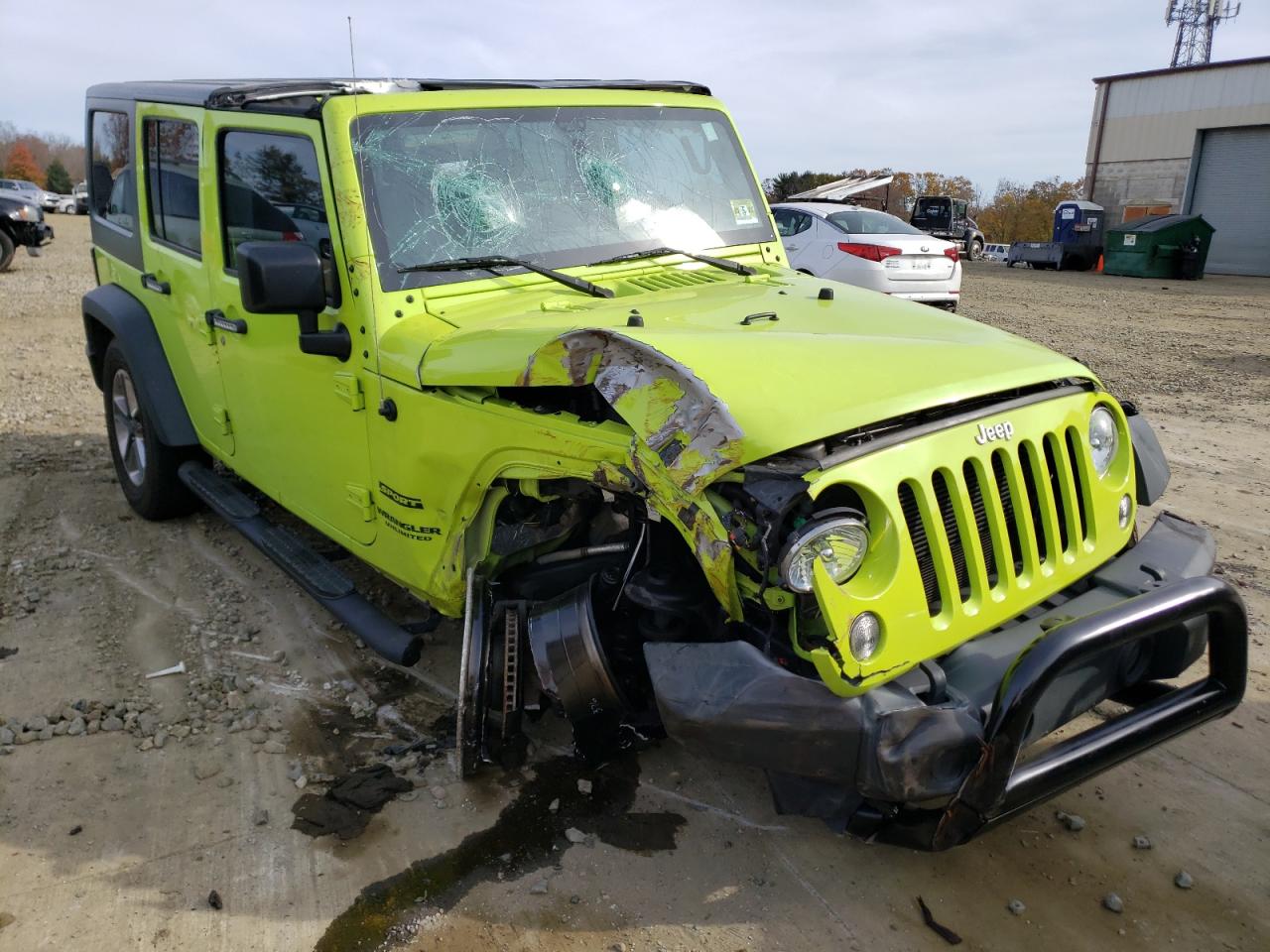 JEEP WRANGLER U 2016 with VIN 1C4BJWDG9GL348906 - Photo from auction