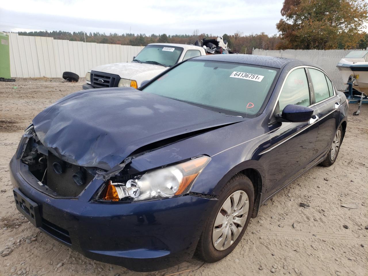Photo 2 from auction – 2010 HONDA ACCORD LX with VIN 1HGCP2F32AA130882