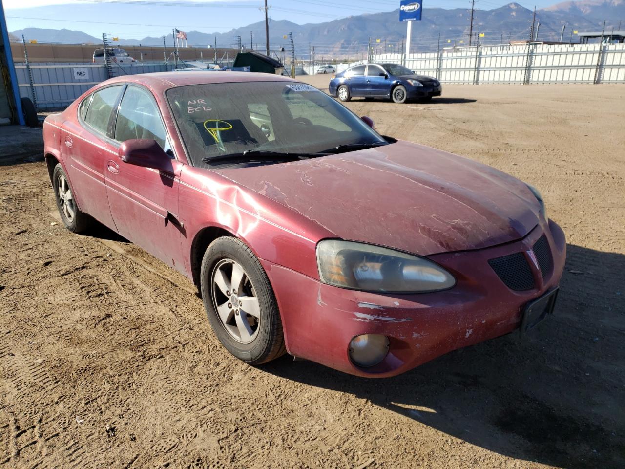 PONTIAC GRAND PRIX 2008 with VIN 2G2WP552181135926 - Photo from auction
