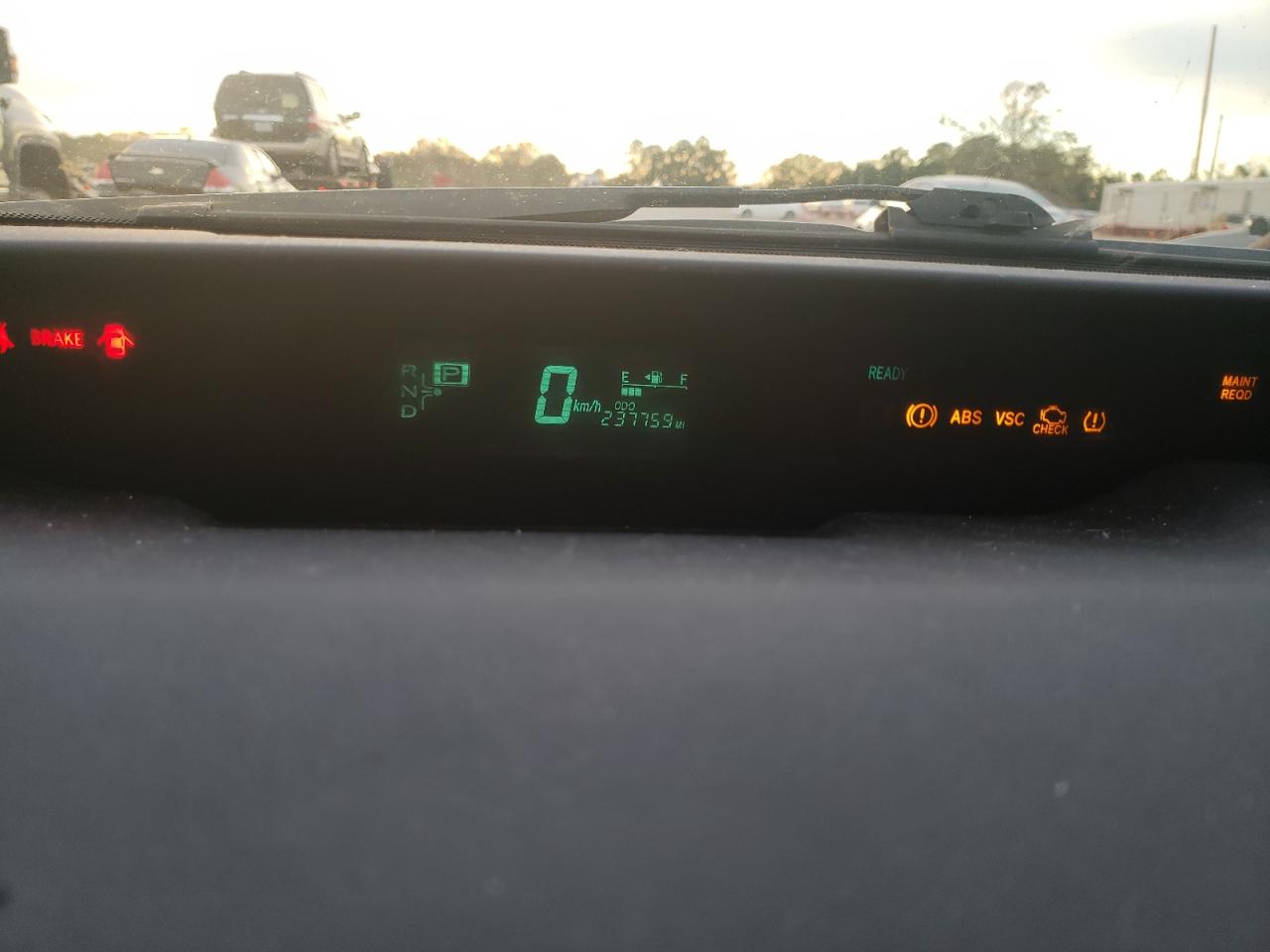 Photo 8 from auction – 2007 TOYOTA PRIUS with VIN JTDKB20U077587710