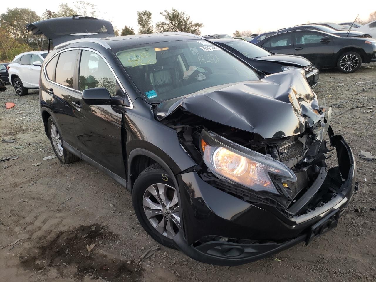 Photo 1 from auction – 2014 HONDA CR-V EXL with VIN 2HKRM3H74EH514443