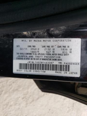Photo 10 from auction – 2011 MAZDA 3 I with VIN JM1BL1UG2B1463087