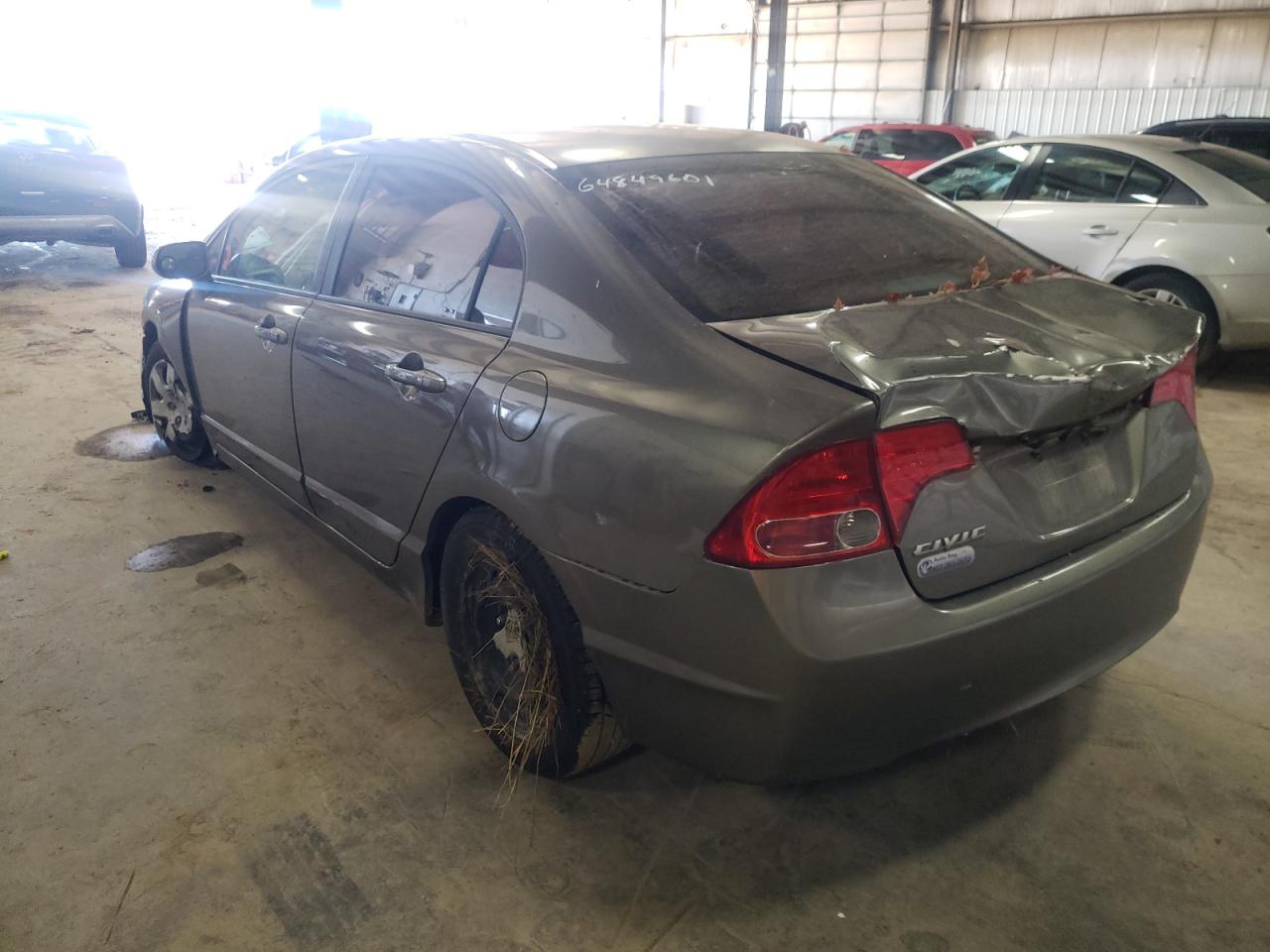 Photo 3 from auction – 2007 HONDA CIVIC LX with VIN 2HGFA16507H307479