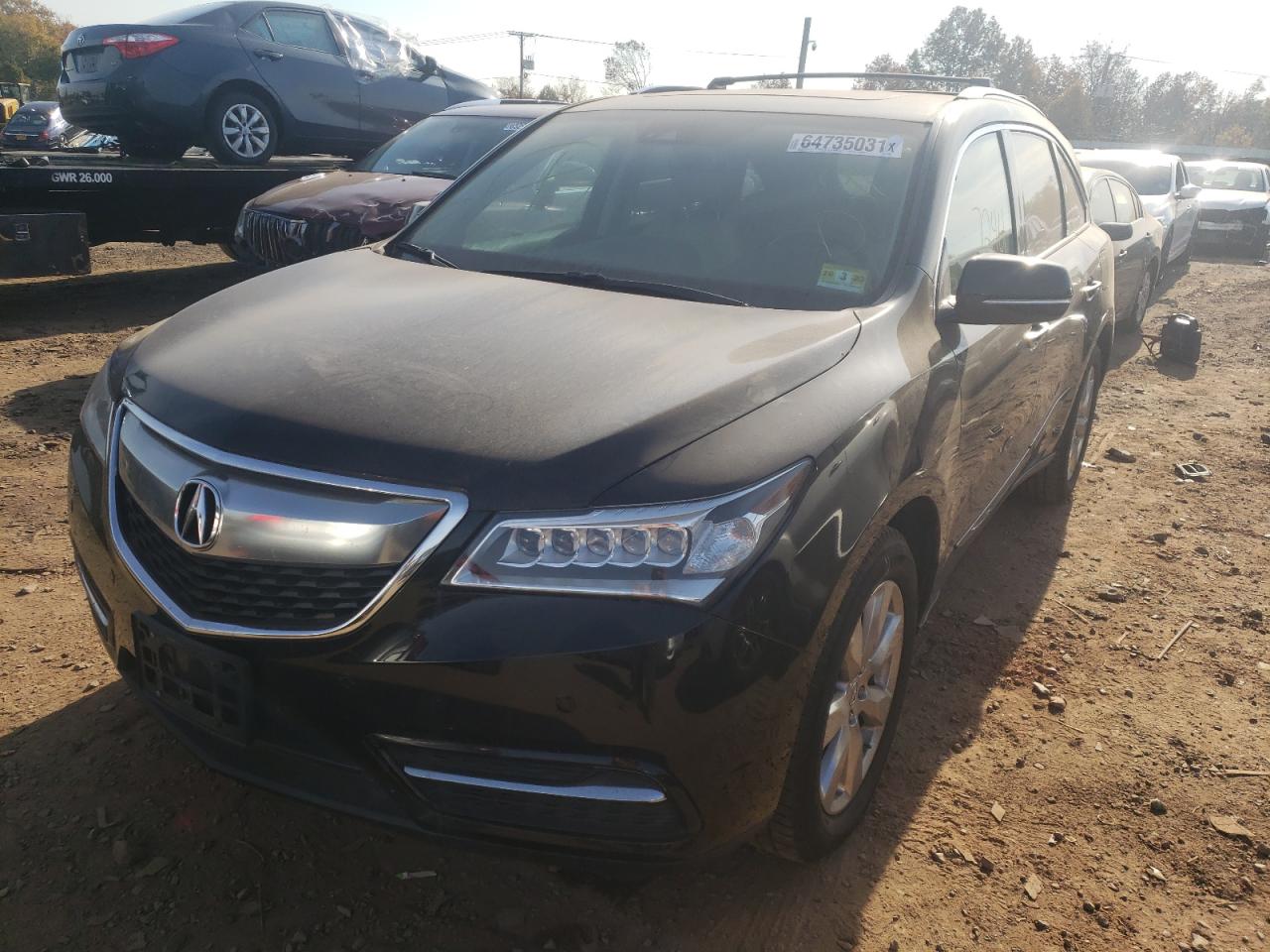 Photo 2 from auction – 2016 ACURA MDX ADVANC with VIN 5FRYD4H95GB045804