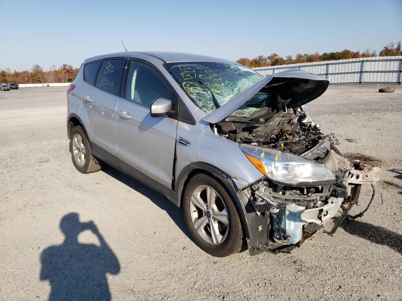 FORD ESCAPE SE 2016 with VIN 1FMCU0G7XGUA73718 - Photo from auction