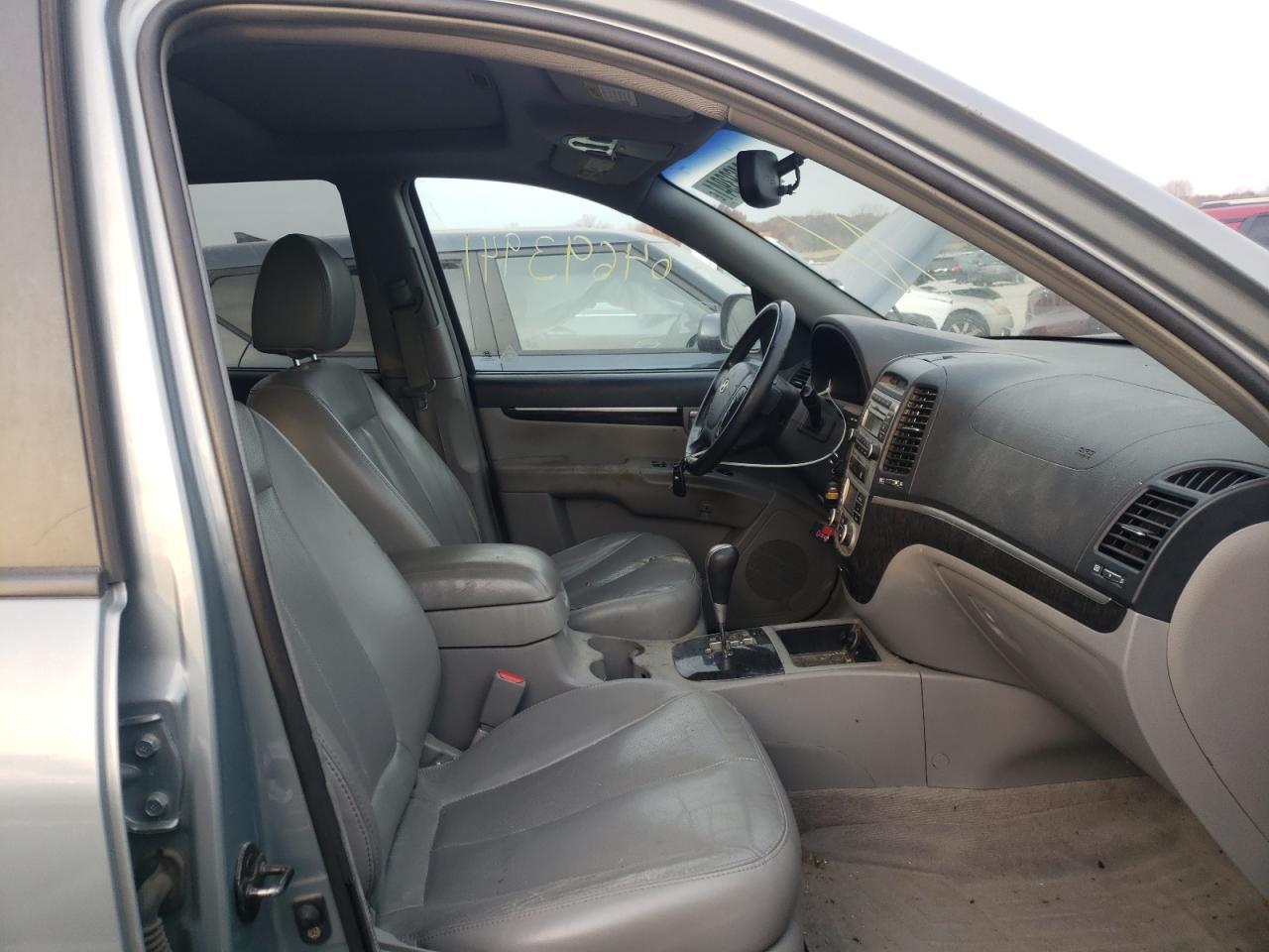 Photo 5 from auction – 2007 HYUNDAI SANTA FE S with VIN 5NMSH73E47H111341