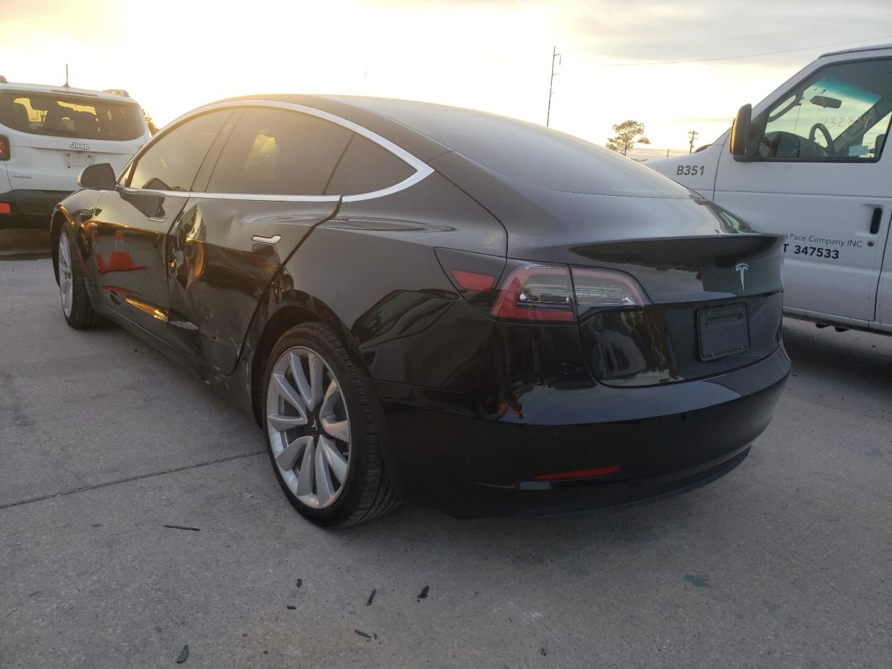 Photo 3 from auction – 2020 TESLA MODEL 3 with VIN 5YJ3E1EA3LF793323