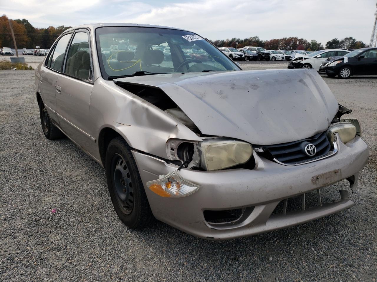 TOYOTA COROLLA CE 2001 with VIN 2T1BR12E71C433836 - Photo from auction