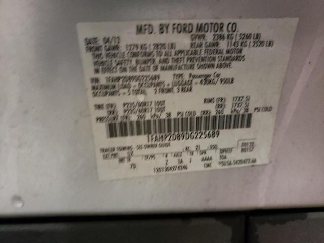 Photo 10 from auction – 2013 FORD TAURUS SE with VIN 1FAHP2D89DG225689