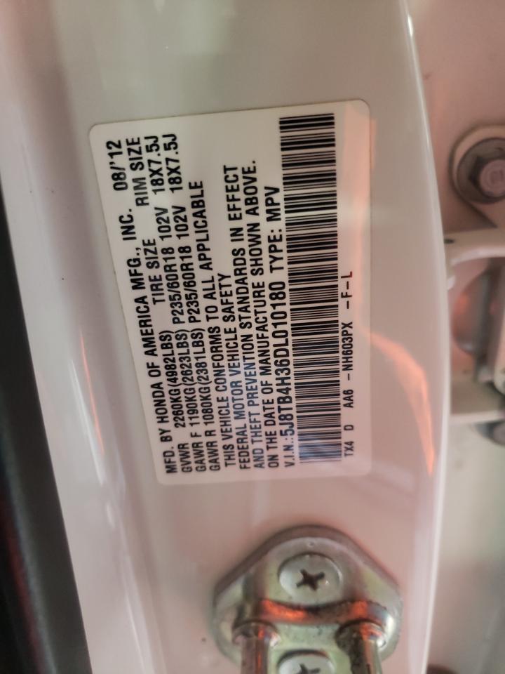 Photo 10 from auction – 2013 ACURA RDX with VIN 5J8TB4H36DL010180