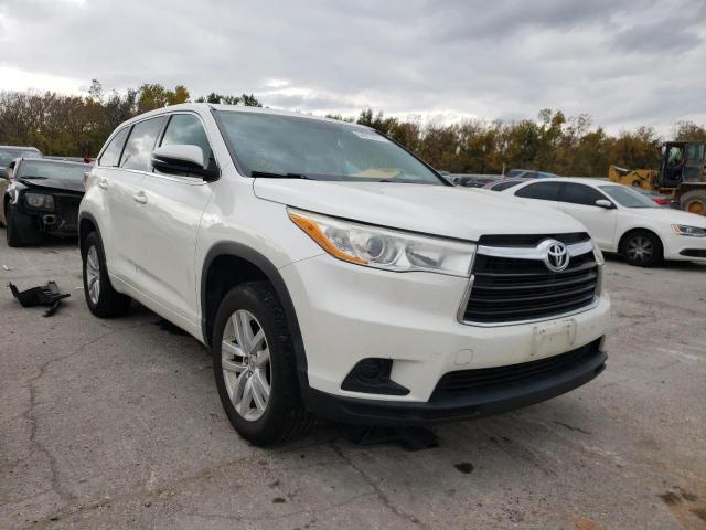 TOYOTA HIGHLANDER 2014 with VIN 5TDZKRFH5ES015553 - Photo from auction