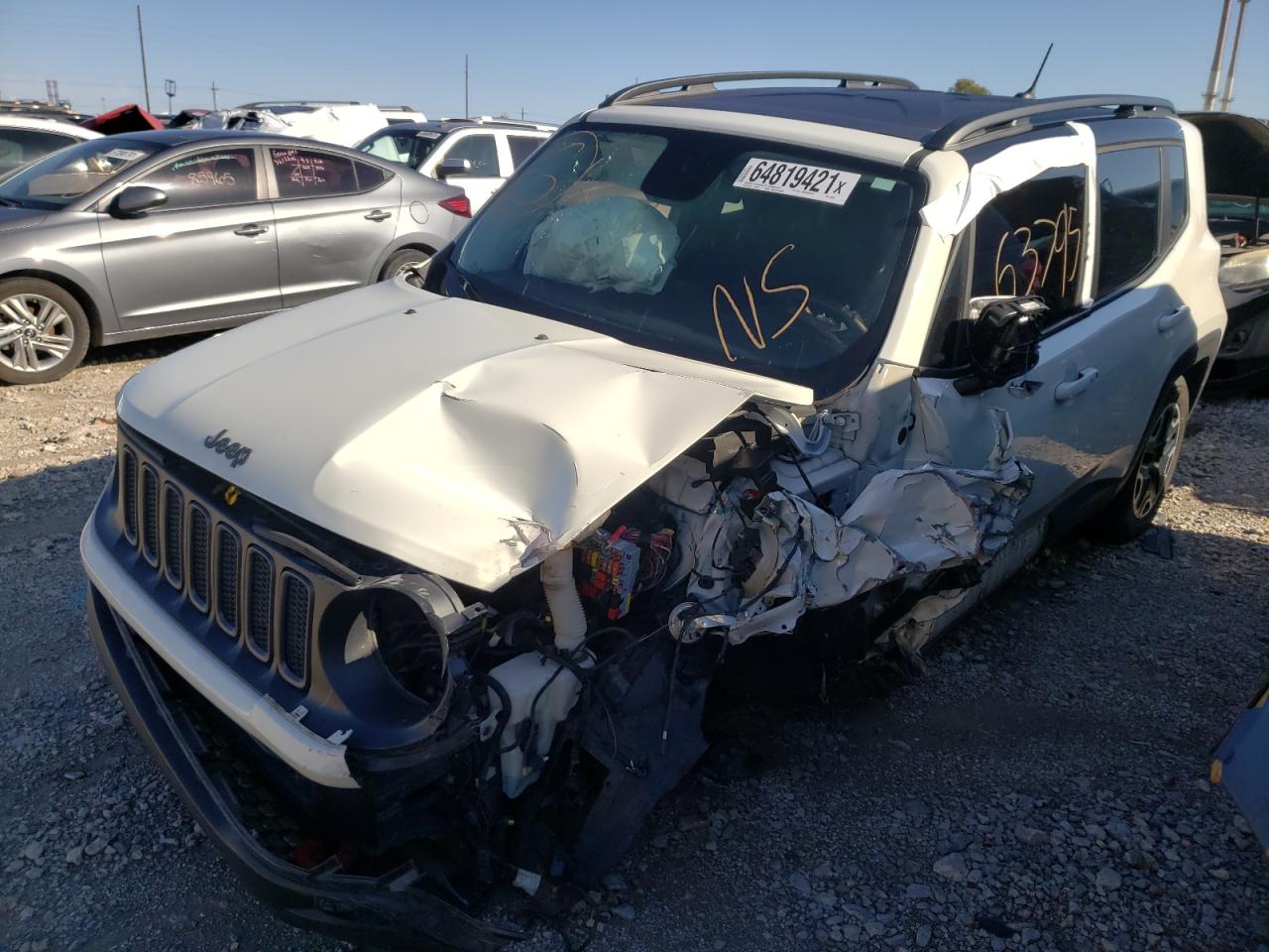 Photo 2 from auction – 2016 JEEP RENEGADE T with VIN ZACCJBCT5GPC62306
