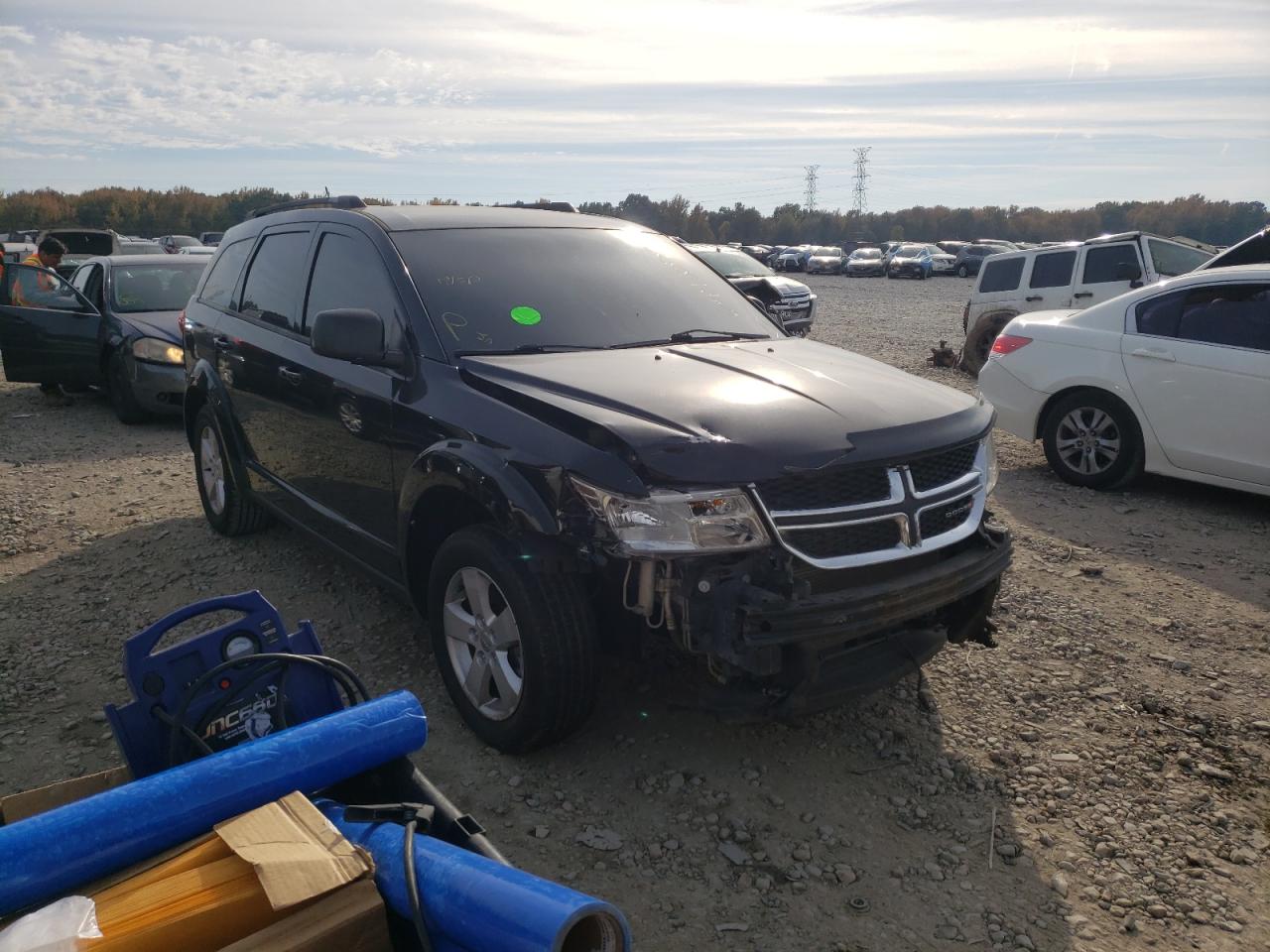 DODGE JOURNEY SE 2014 with VIN 3C4PDCAB7ET198235 - Photo from auction