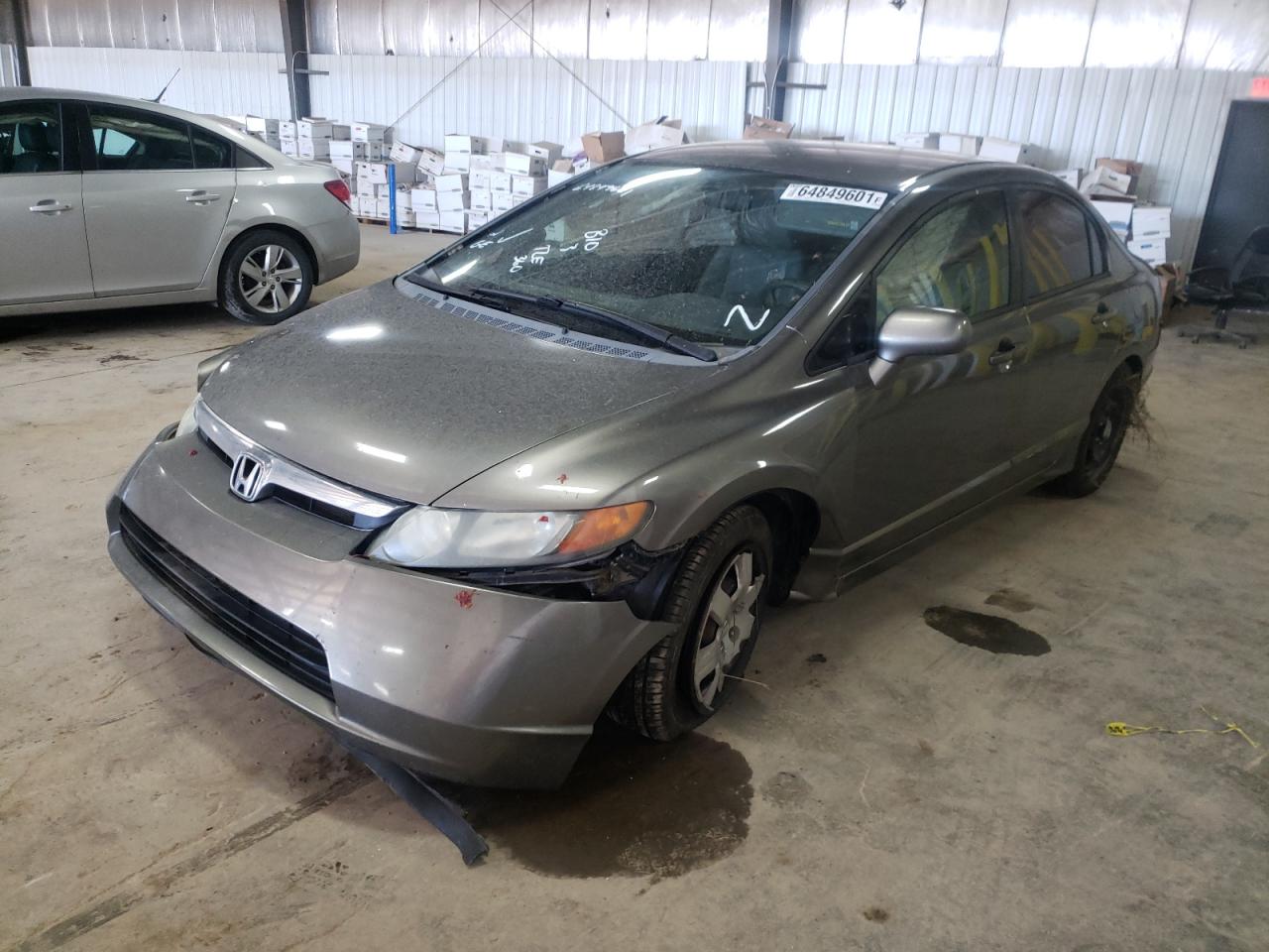Photo 2 from auction – 2007 HONDA CIVIC LX with VIN 2HGFA16507H307479