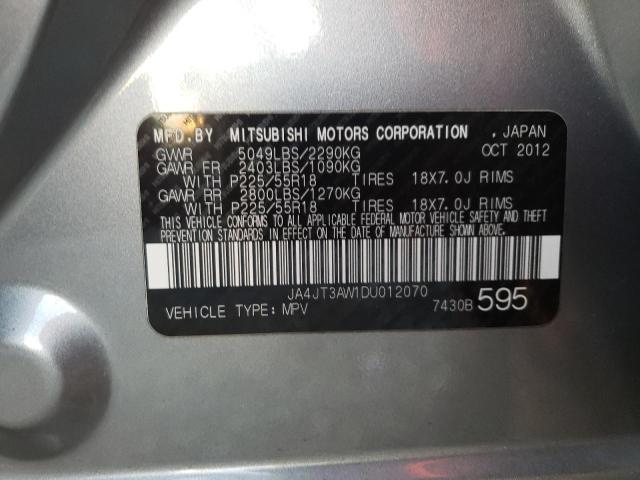 Photo 10 from auction – 2013 MITSUBISHI OUTLANDER with VIN JA4JT3AW1DU012070