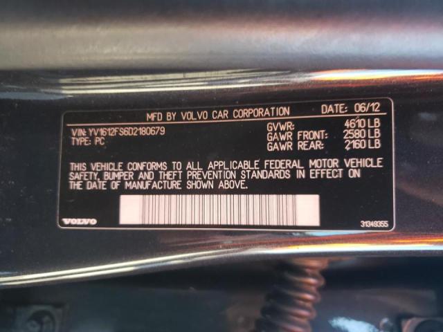 Photo 10 from auction – 2013 VOLVO S60 T5 with VIN YV1612FS6D2180679