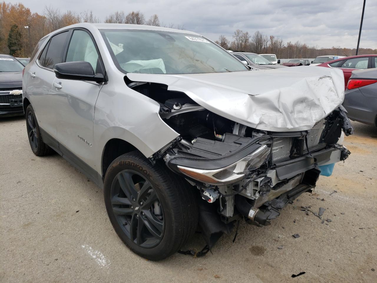 CHEVROLET EQUINOX LT 2020 with VIN 3GNAXUEV9LS721482 - Photo from auction
