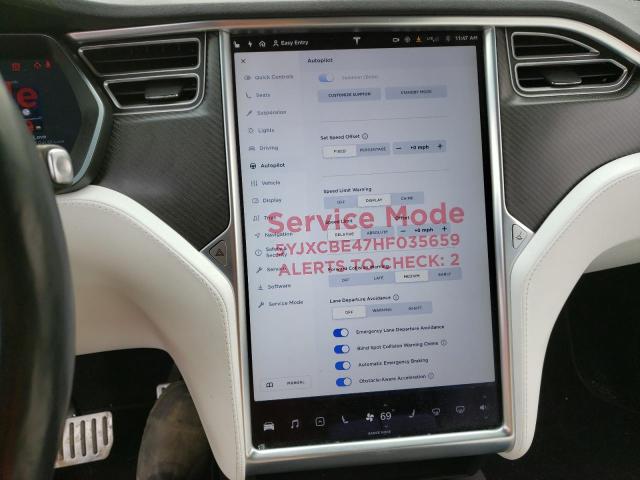 Photo 9 from auction – 2017 TESLA MODEL X with VIN 5YJXCBE47HF035659
